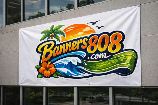 Indoor or Outdoor Vinyl Banner with Fast Next Day Production and Free Overnight Delivery!