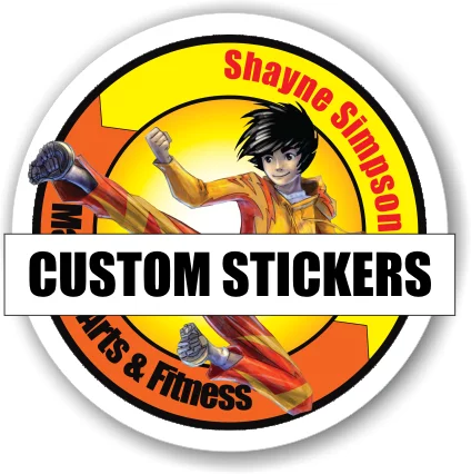 ROUND - Outdoor Vinyl UV Stickers - BULK DISCOUNT